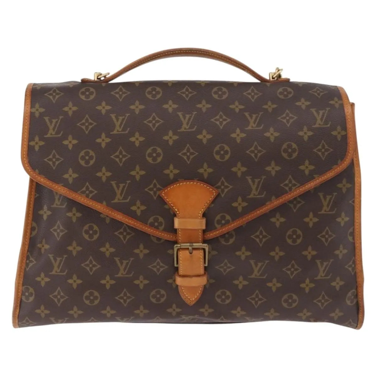 Louis Vuitton Beverly Monogram Canvas Brown Canvas Handbag (Pre-Owned)