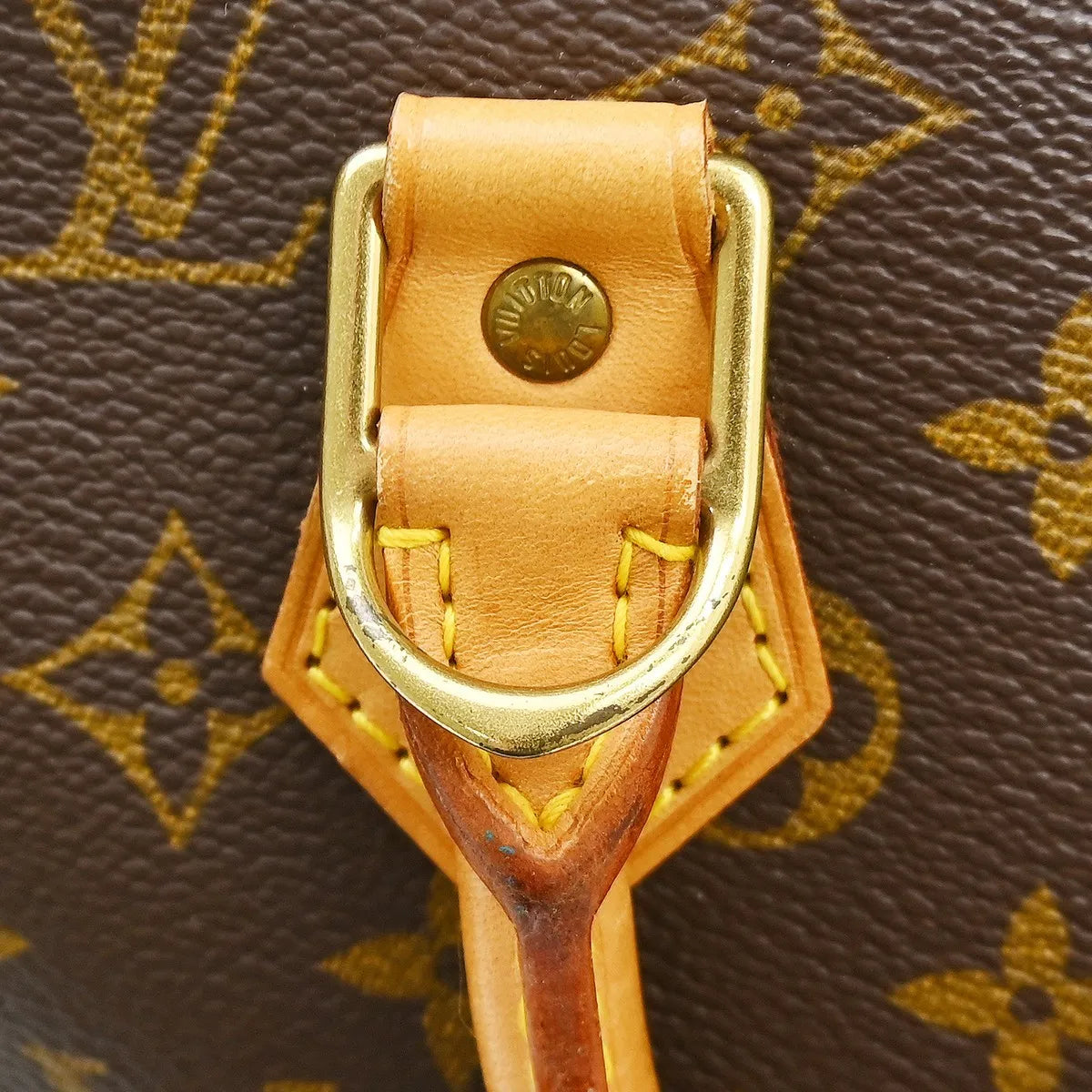 Louis Vuitton Alma Handbag Monogram Canvas Brown Canvas Handbag (Pre-Owned)