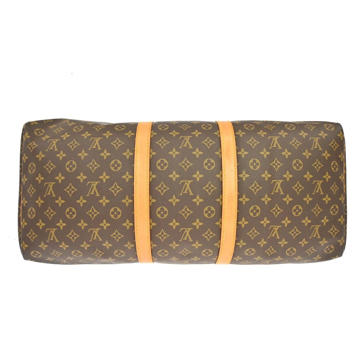 Louis Vuitton Keepall Monogram Brown Canvas Travel Bag Bag (Pre-Owned)