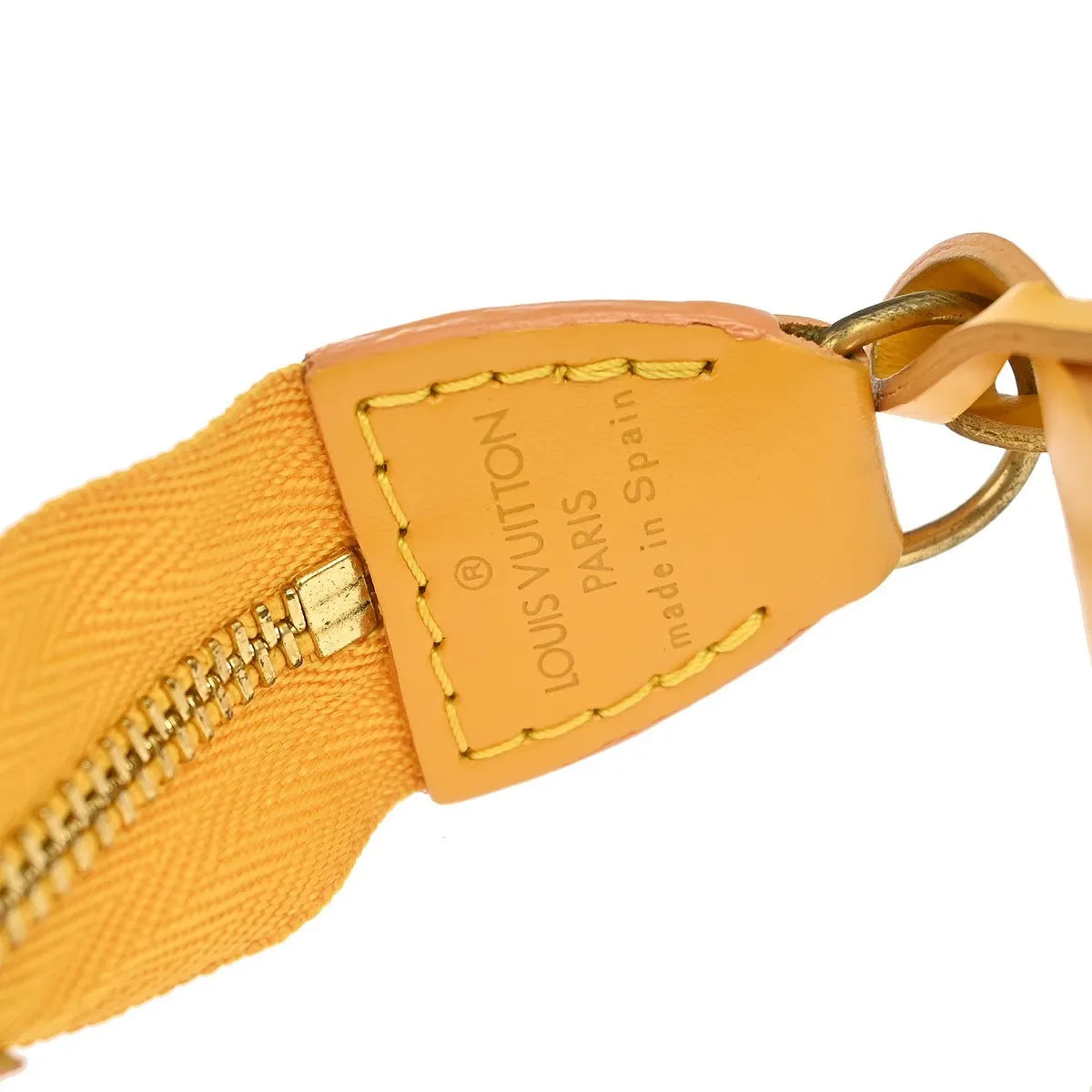 Louis Vuitton Pochette Accessoires Nm Epi Leather Yellow Leather Clutche & Pouche Bag (Pre-Owned)