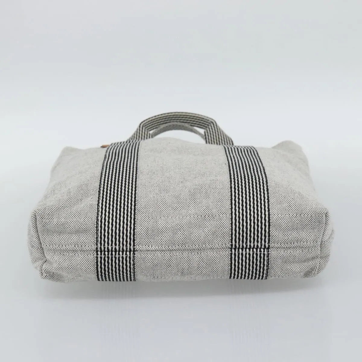 Hermes Fourre-Tout Herline Fourre-Tout Herline Gray Canvas Tote Bag Bag (Pre-Owned)