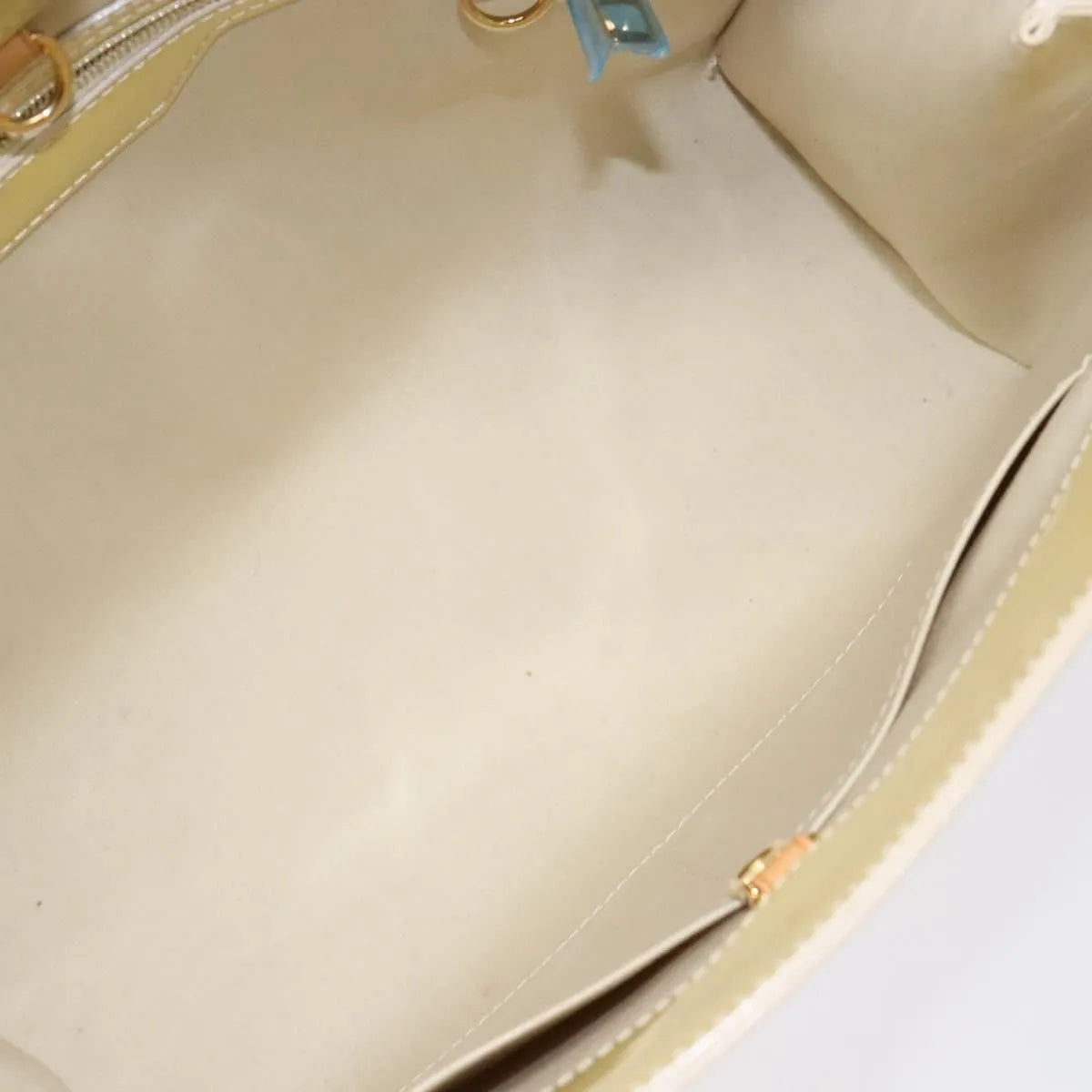 Louis Vuitton Catalina Monogram Vernis Yellow Patent_Leather Tote Bag Bag (Pre-Owned)