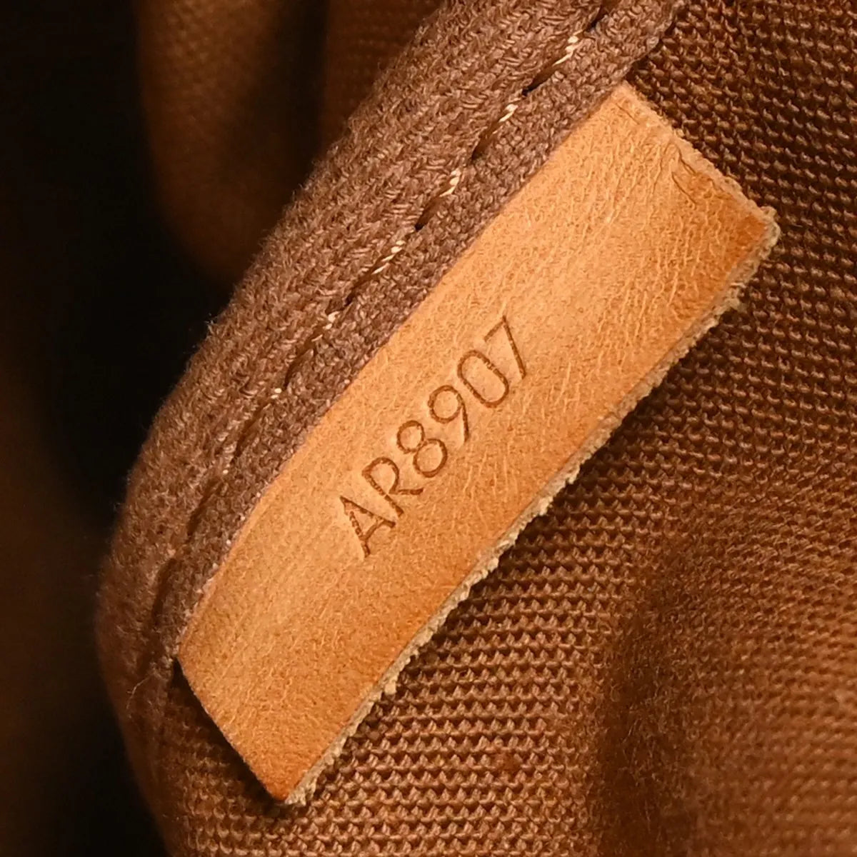 Louis Vuitton Saumur Monogram Canvas Brown Canvas Shoulder Bag Bag (Pre-Owned)