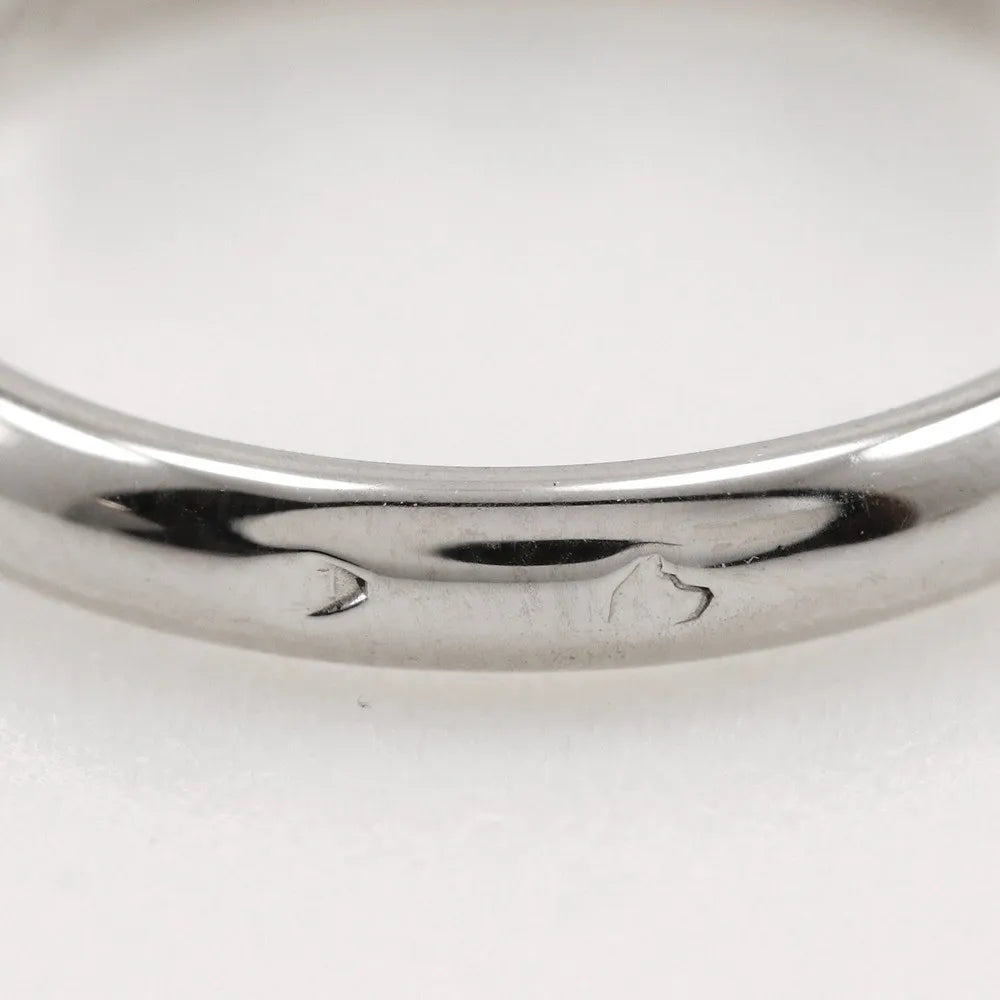 Cartier 1895 Wedding Band Platinum Silver Platinum Ring Jewelry (Pre-Owned)