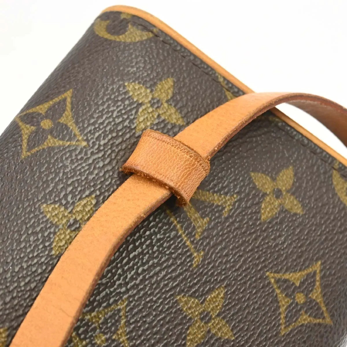 Louis Vuitton Florentine Waist Monogram Canvas Brown Canvas Clutche & Pouche Bag (Pre-Owned)
