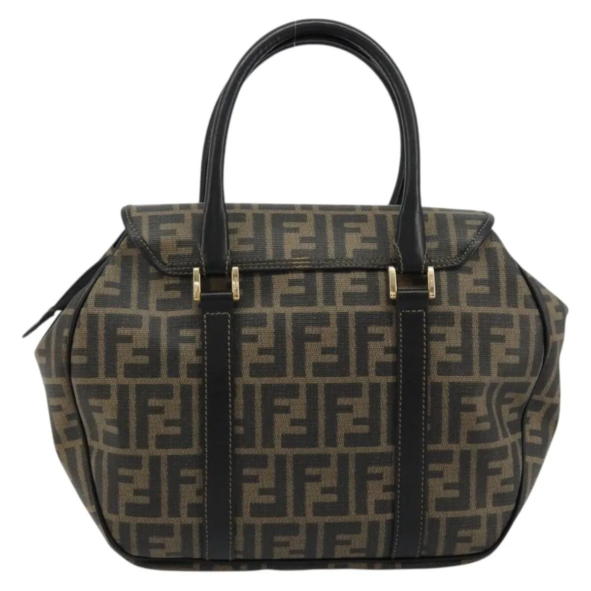 Fendi Zucca Tote Ff Motif Multicolour Canvas Handbag (Pre-Owned)