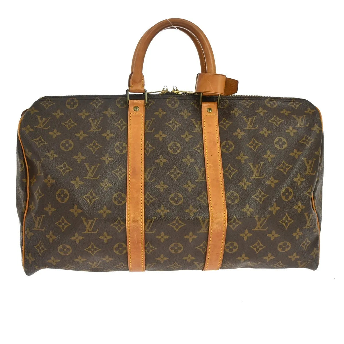 Louis Vuitton Keepall Monogram Canvas Brown Canvas Travel Bag Bag (Pre-Owned)