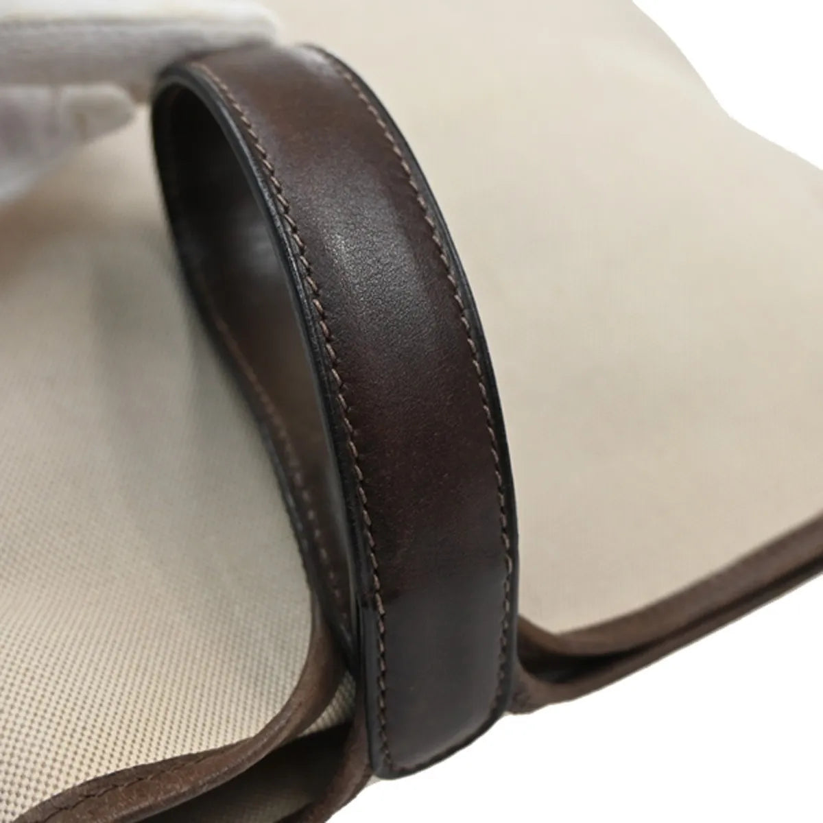 Hermes Picotin Toile And Leather Beige Canvas Bag (Pre-Owned)