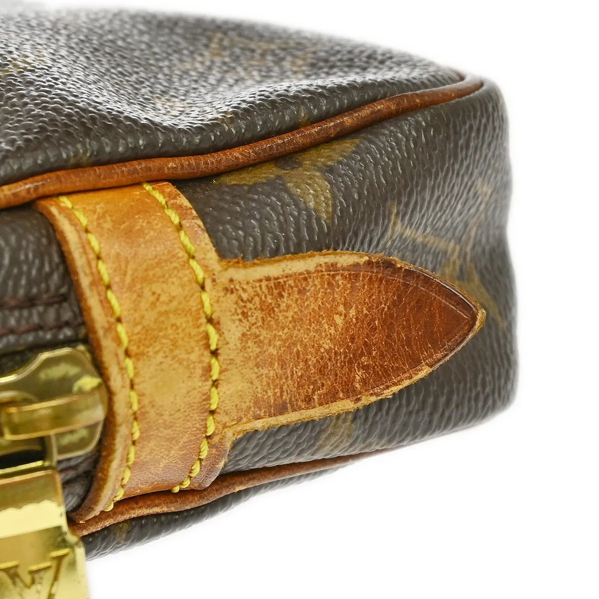 Louis Vuitton Pochette Marly Bandouliere Monogram Canvas Brown Canvas Shoulder Bag Bag (Pre-Owned)