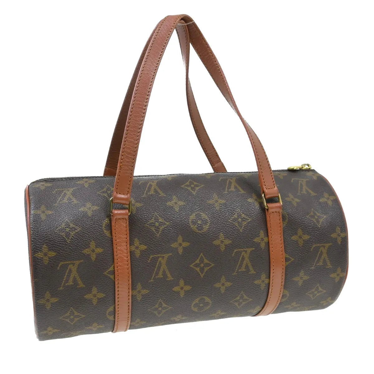 Louis Vuitton Papillon Handbag Monogram Canvas Brown Canvas Handbag (Pre-Owned)