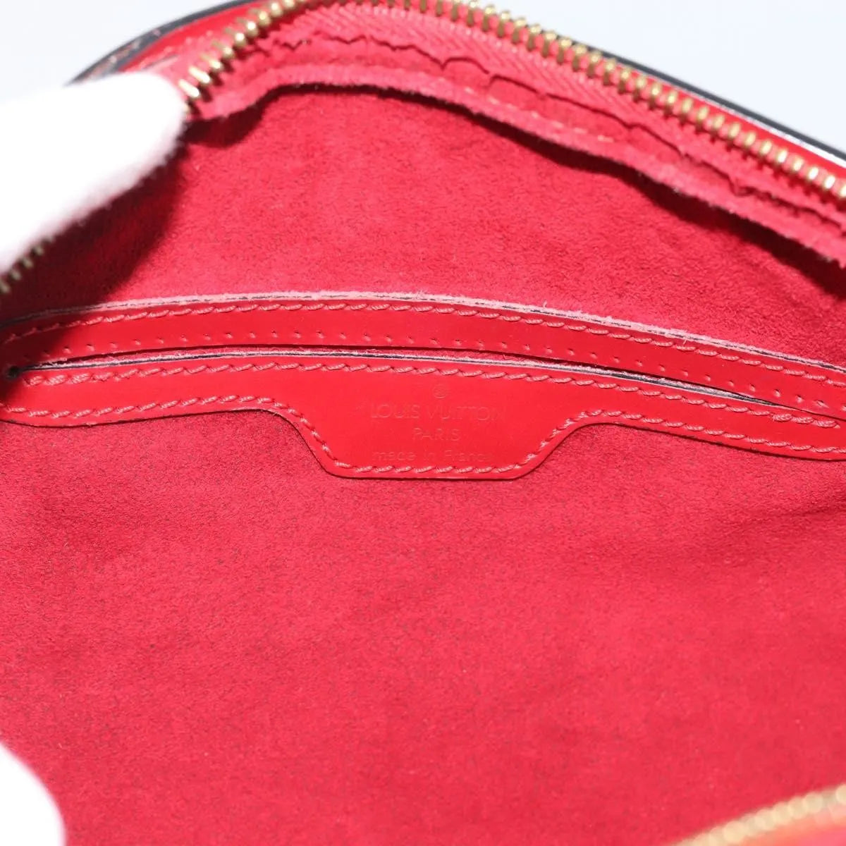 Louis Vuitton Soufflot Epi Leather Red Leather Handbag (Pre-Owned)