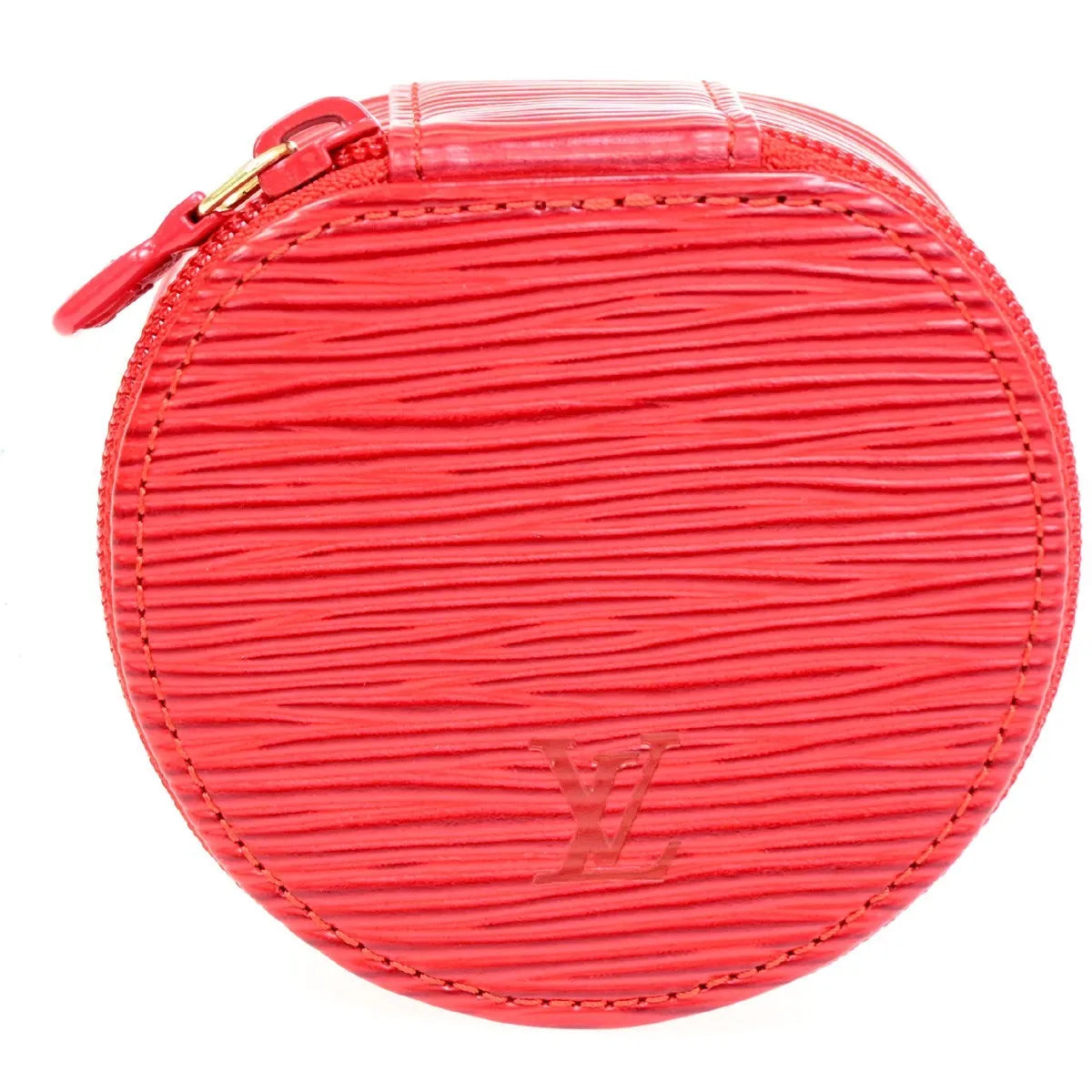 Louis Vuitton Ecrin Bijoux Jewelry Case Epi Leather Red Leather Clutche & Pouche Bag (Pre-Owned)
