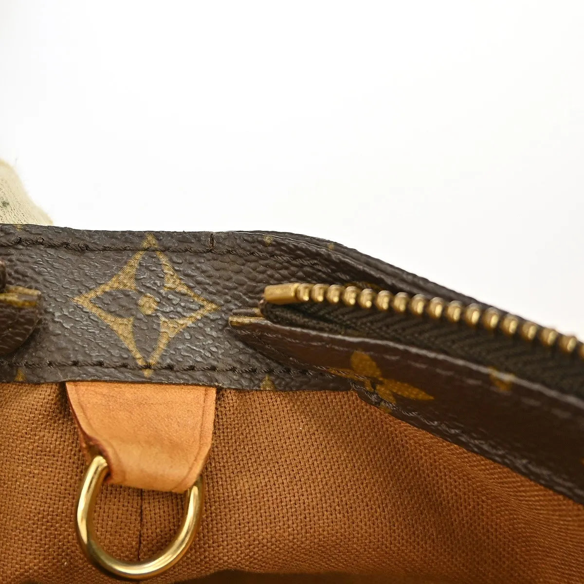 Louis Vuitton Cabas Mezzo Monogram Canvas Brown Canvas Tote Bag Bag (Pre-Owned)