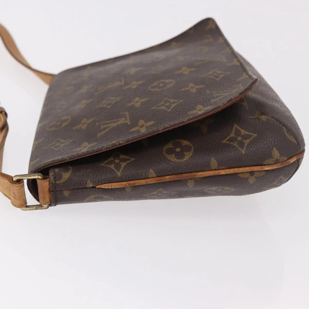 Louis Vuitton Musette Tango Monogram Canvas Brown Canvas Shoulder Bag Bag (Pre-Owned)