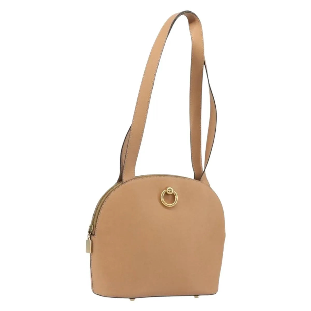Celine Vintage Leather Beige Leather Shoulder Bag Bag (Pre-Owned)