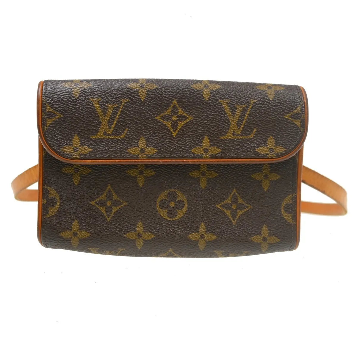Louis Vuitton Florentine Waist Monogram Canvas Brown Canvas Clutche & Pouche Bag (Pre-Owned)