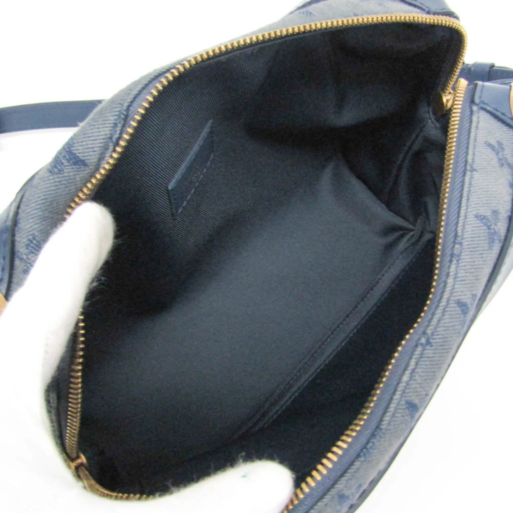 Louis Vuitton Soft Trunk Monogram Denim Blue Denim_Jeans Shoulder Bag Bag (Pre-Owned)