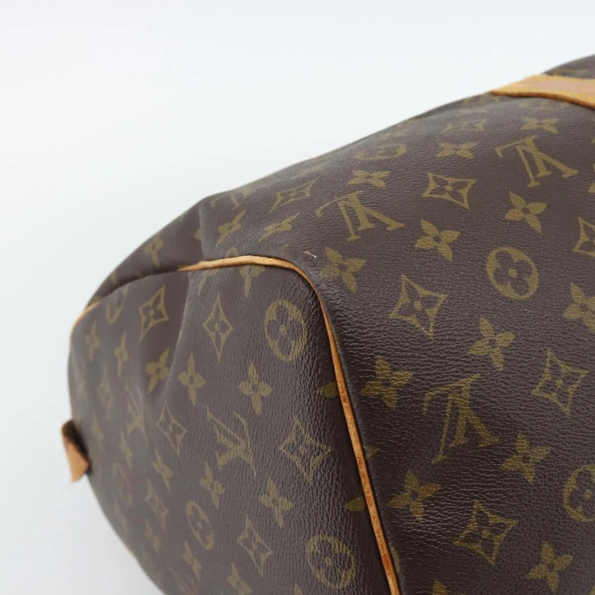 Louis Vuitton Keepall Monogram Brown Canvas Travel Bag Bag (Pre-Owned)