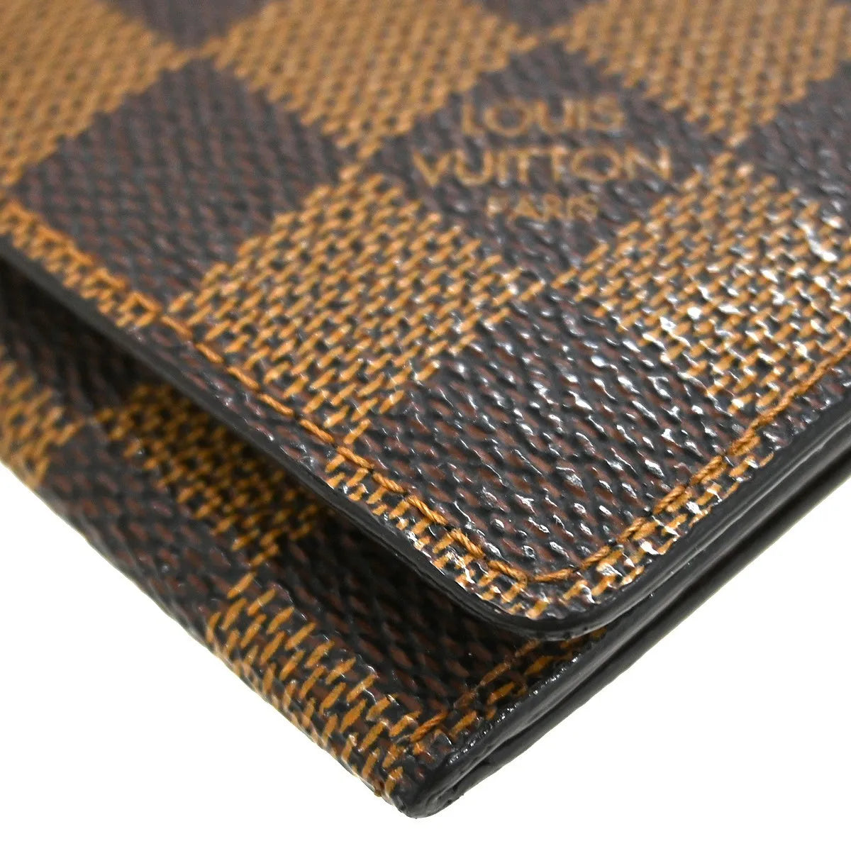 Louis Vuitton Bifold Damier Brown Canvas Wallets Accessory (Pre-Owned)