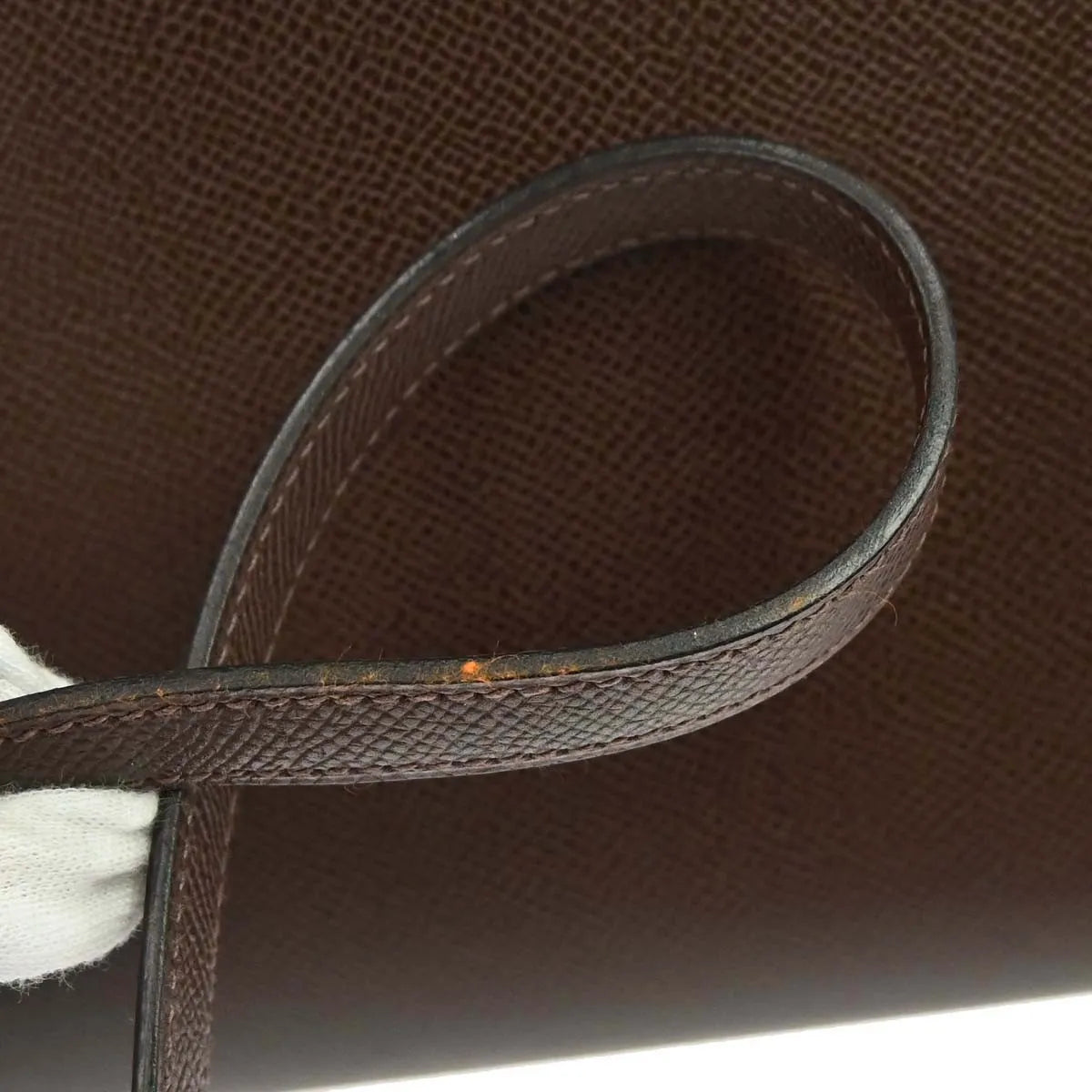 Hermes Kelly Sellier Epsom Brown Calfskin Handbag (Pre-Owned)