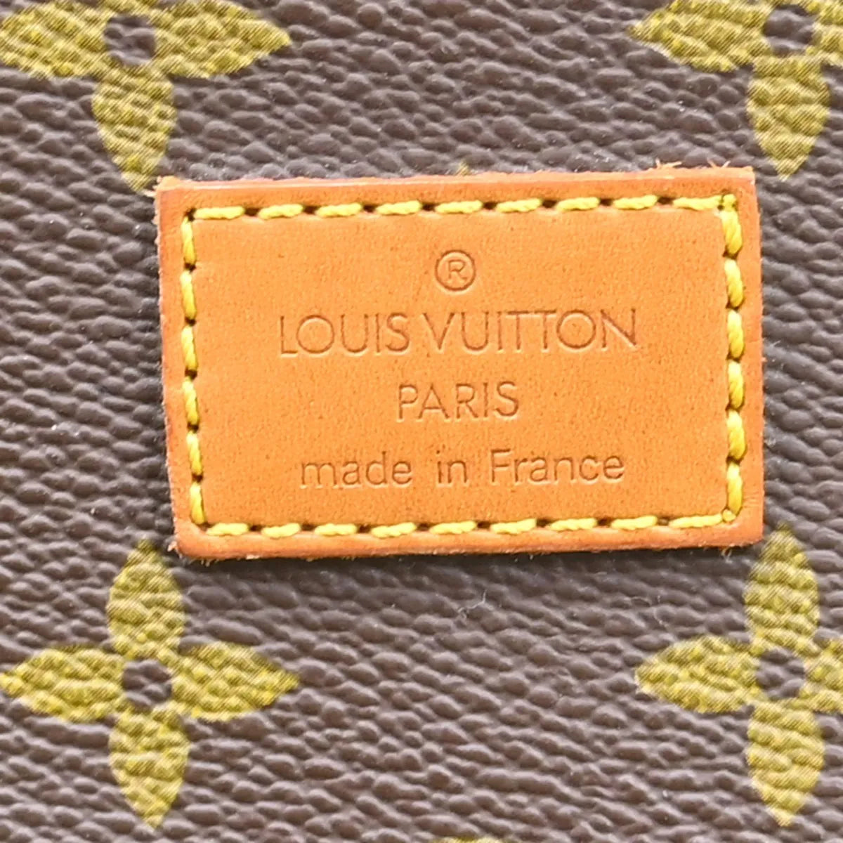 Louis Vuitton Saumur Handbag Monogram Canvas Brown Canvas Shoulder Bag Bag (Pre-Owned)