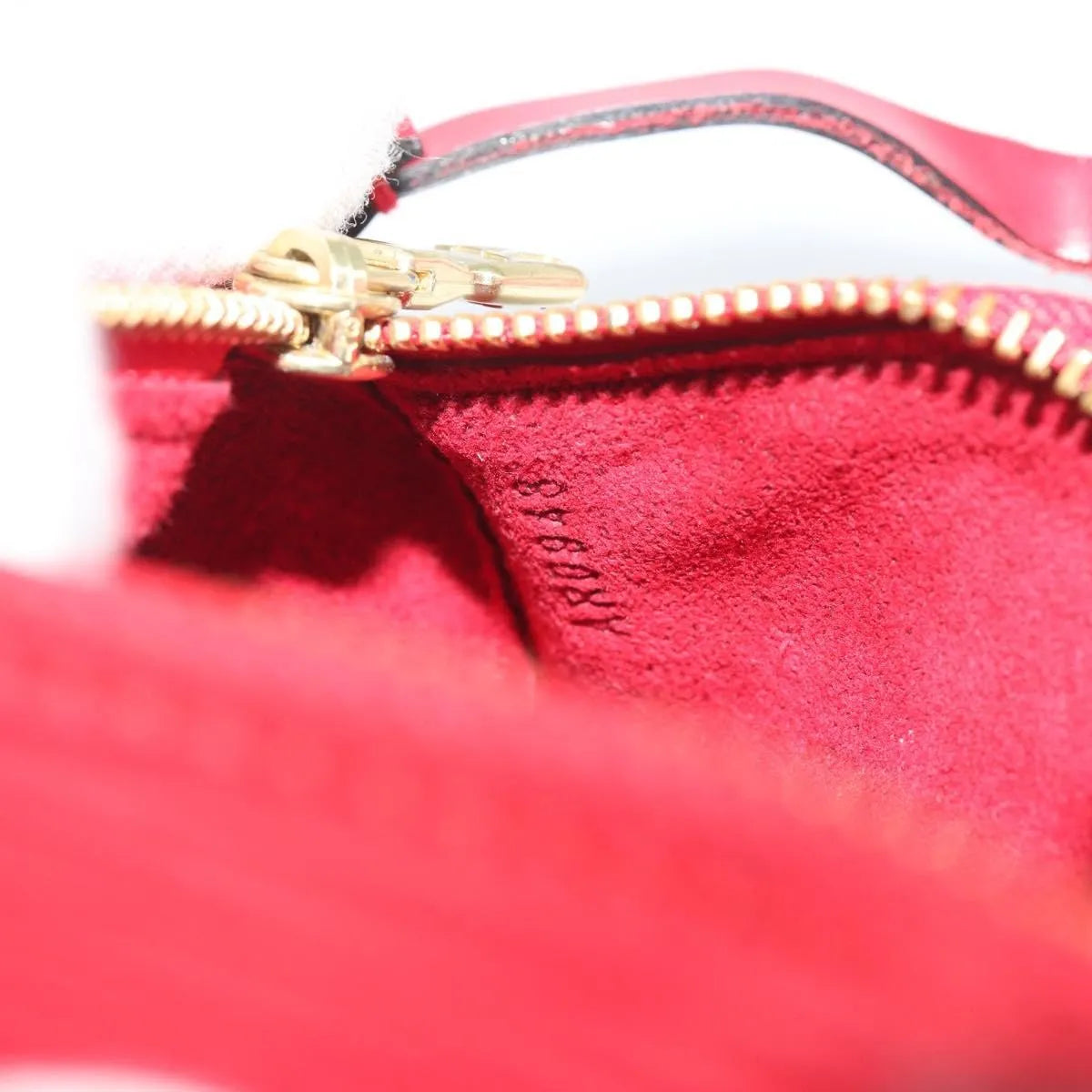 Louis Vuitton Soufflot Pochette Epi Leather Red Leather Clutche & Pouche Bag (Pre-Owned)