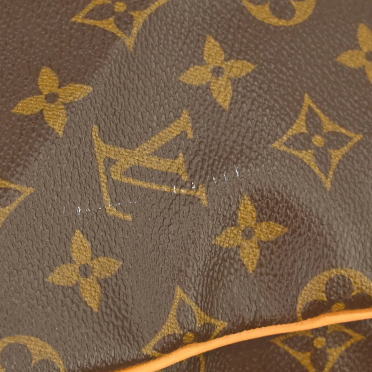 Louis Vuitton Keepall Bandouliere Bag Monogram Canvas Brown Canvas Travel Bag Bag (Pre-Owned)