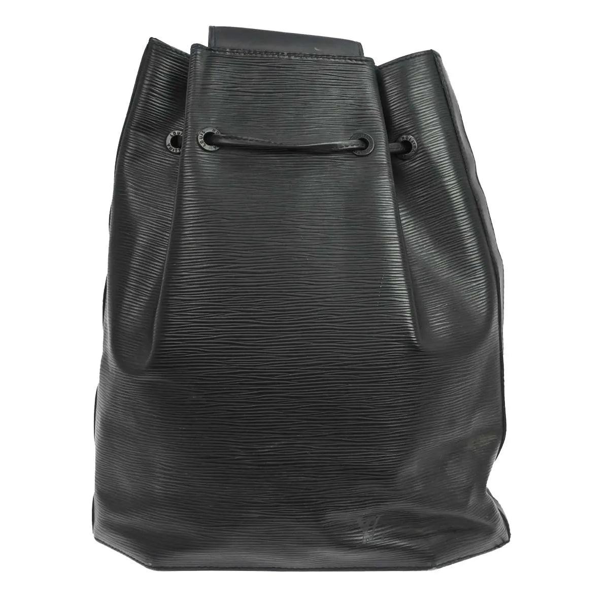 Louis Vuitton Sac A Dos Drawstring Epi Leather Black Leather Backpack Bag (Pre-Owned)