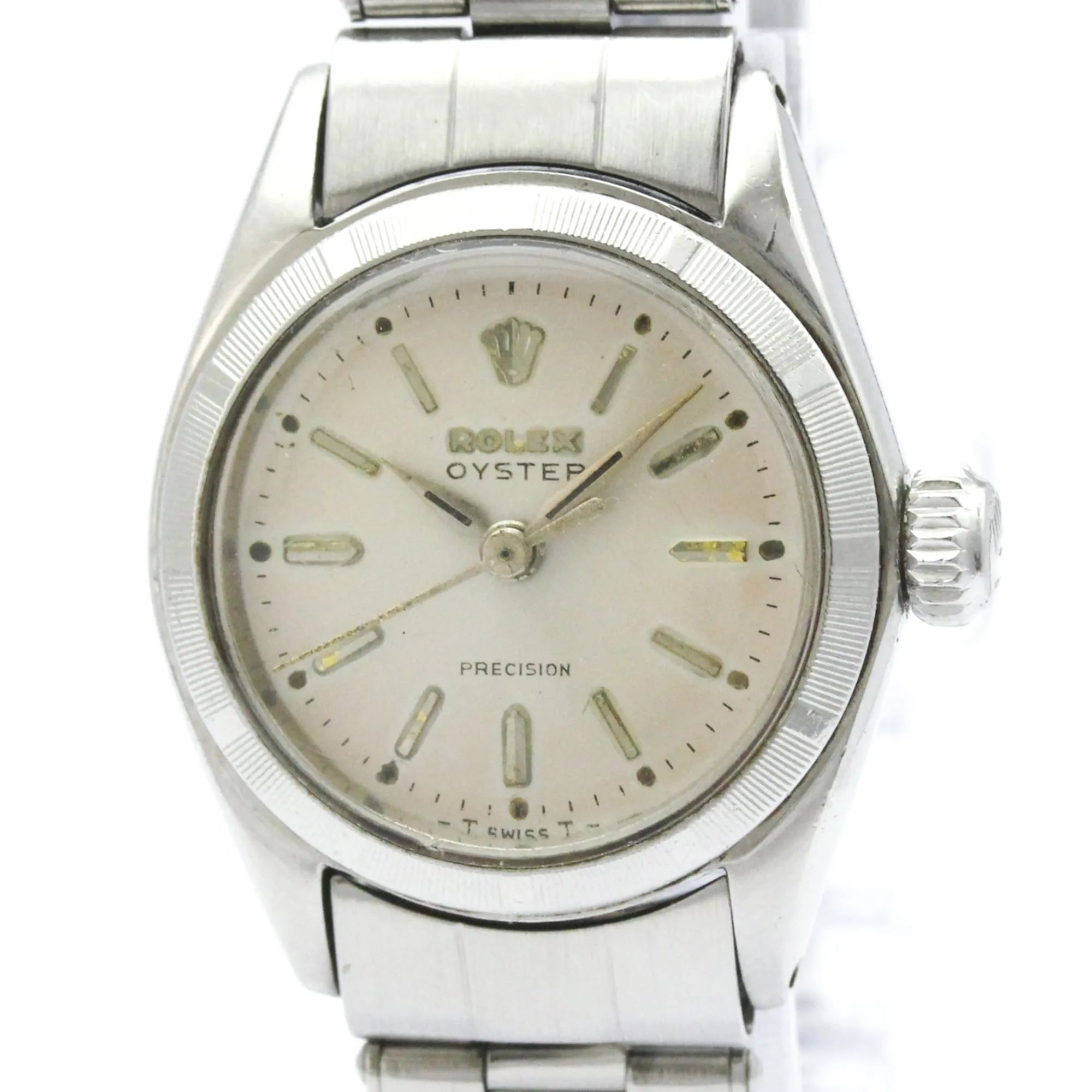 Rolex Oyster Precision Steel Watch (Pre-Owned)