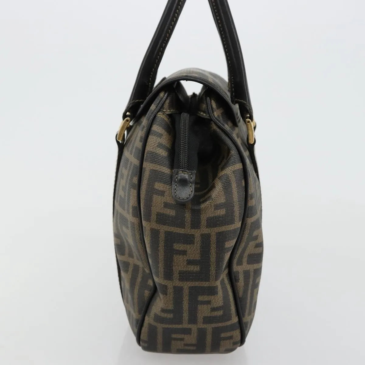 Fendi Zucca Tote Ff Motif Multicolour Canvas Handbag (Pre-Owned)