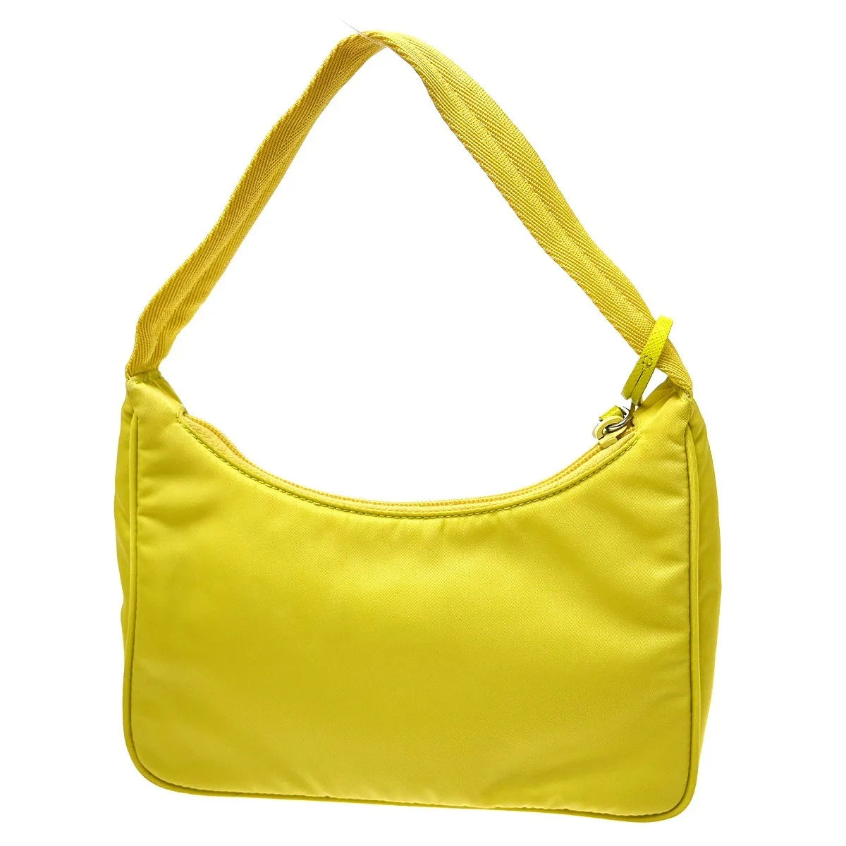 Prada Re-Edition 2000 Hobo Tessuto Yellow Nylon Handbag (Pre-Owned)