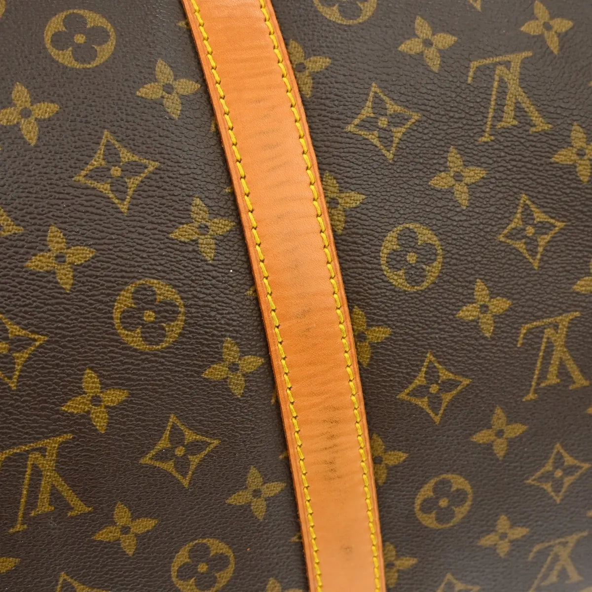 Louis Vuitton Keepall Monogram Canvas Brown Canvas Travel Bag Bag (Pre-Owned)
