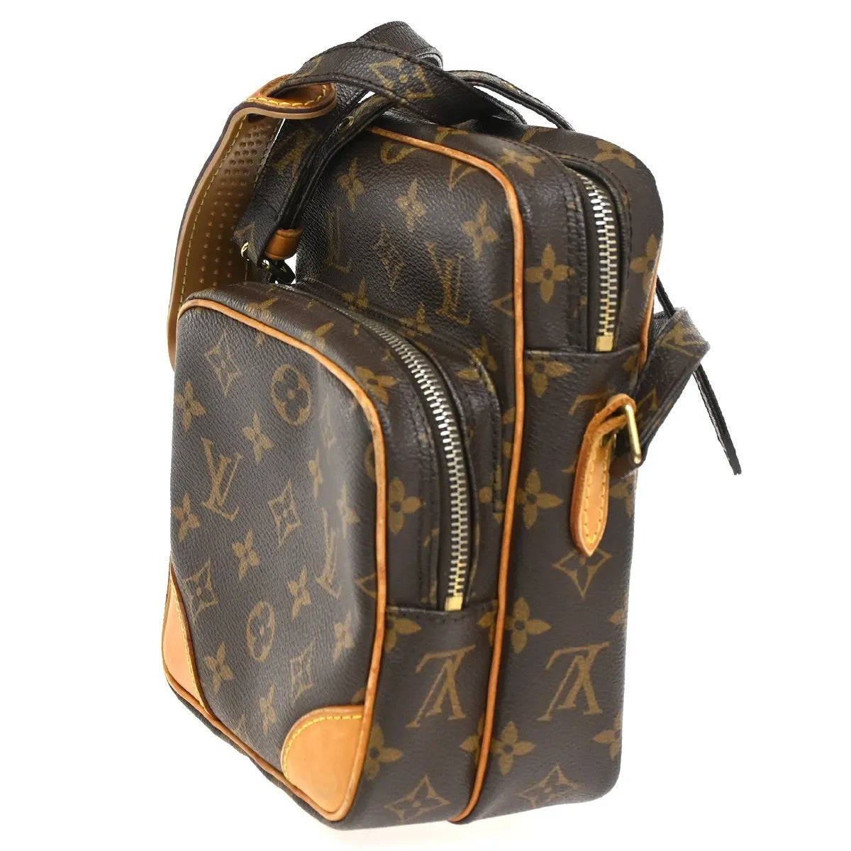 Louis Vuitton Amazone Monogram Canvas Brown Canvas Shoulder Bag Bag (Pre-Owned)