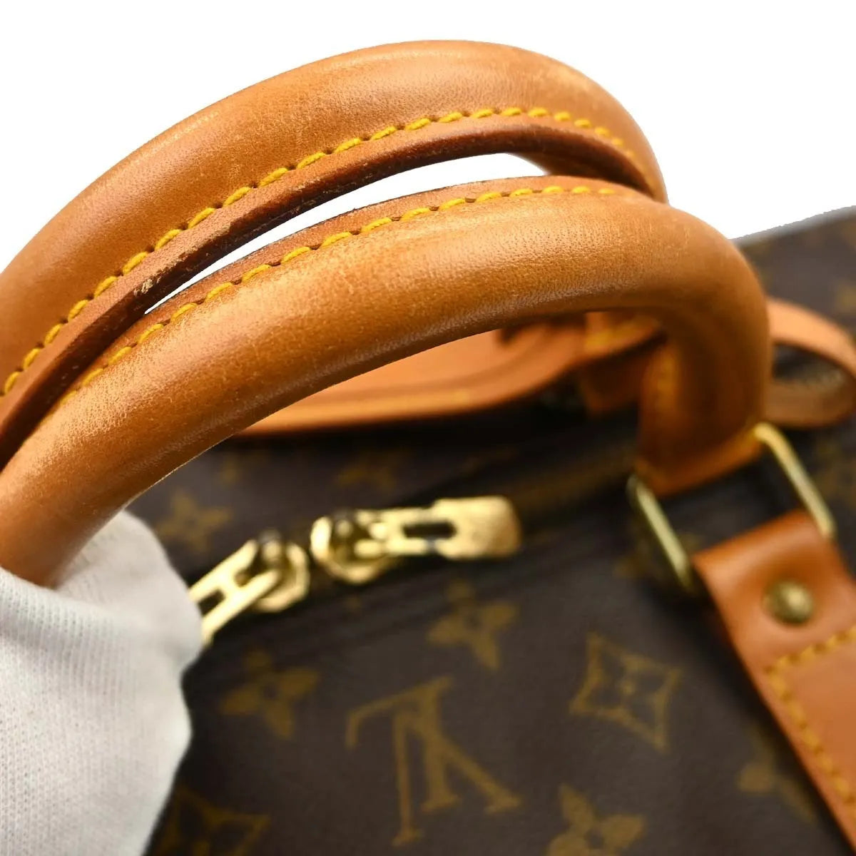 Louis Vuitton Keepall Monogram Canvas Brown Canvas Travel Bag Bag (Pre-Owned)