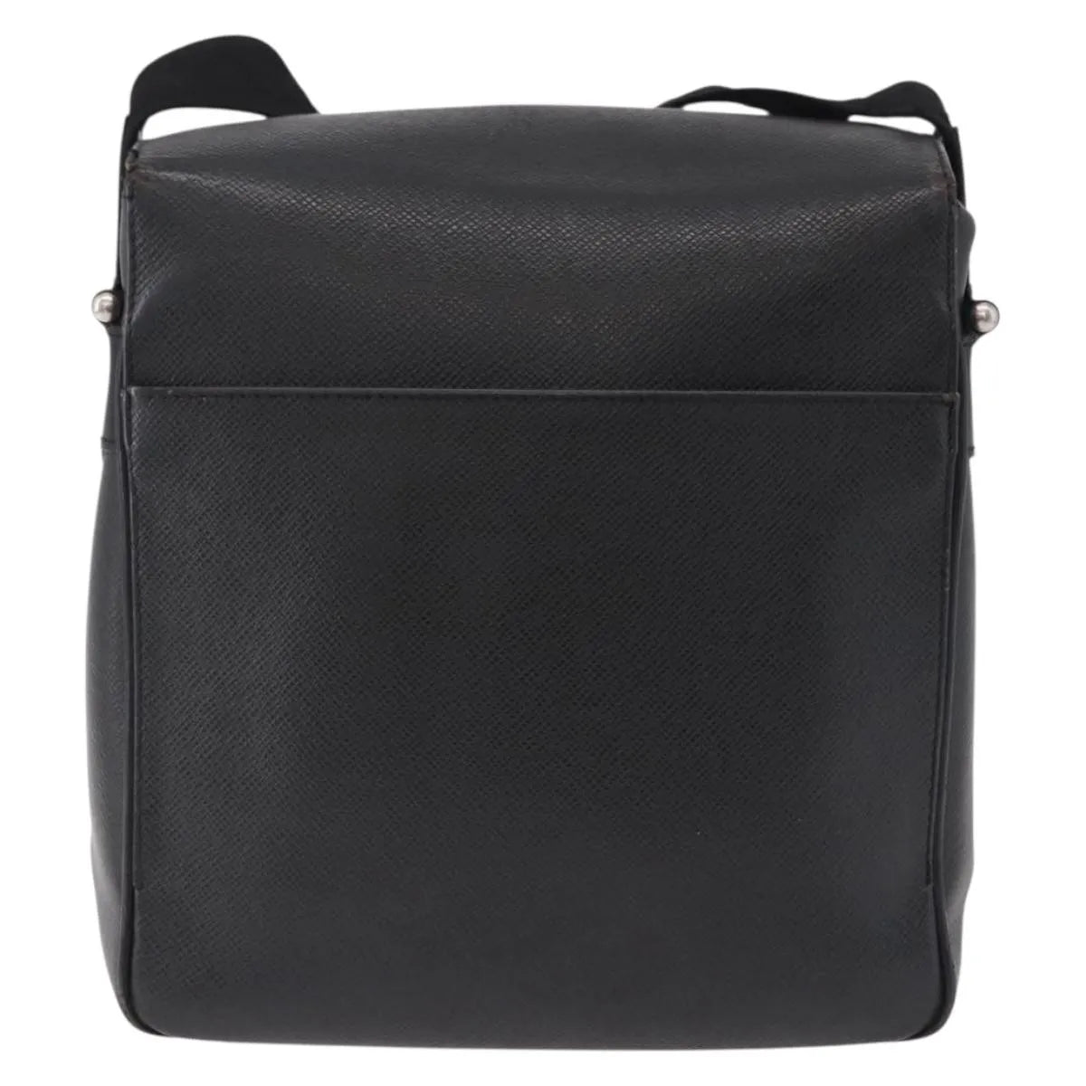 Louis Vuitton Yaranga Messenger Taiga Leather Black Leather Shoulder Bag Bag (Pre-Owned)