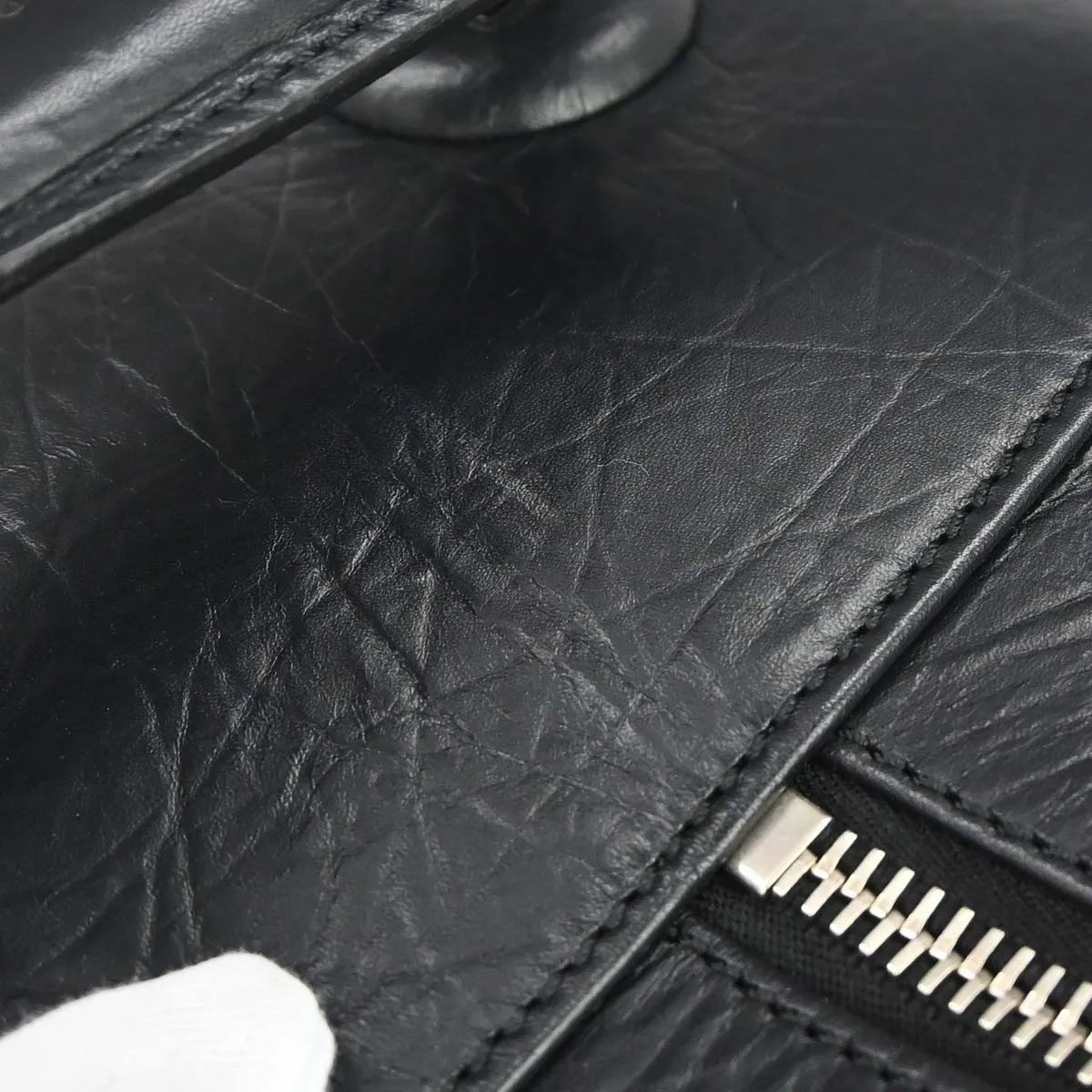 Chanel Chanel Paris New York Line Carry-On Bag Calfskin Black Calfskin Travel Bag Bag (Pre-Owned)