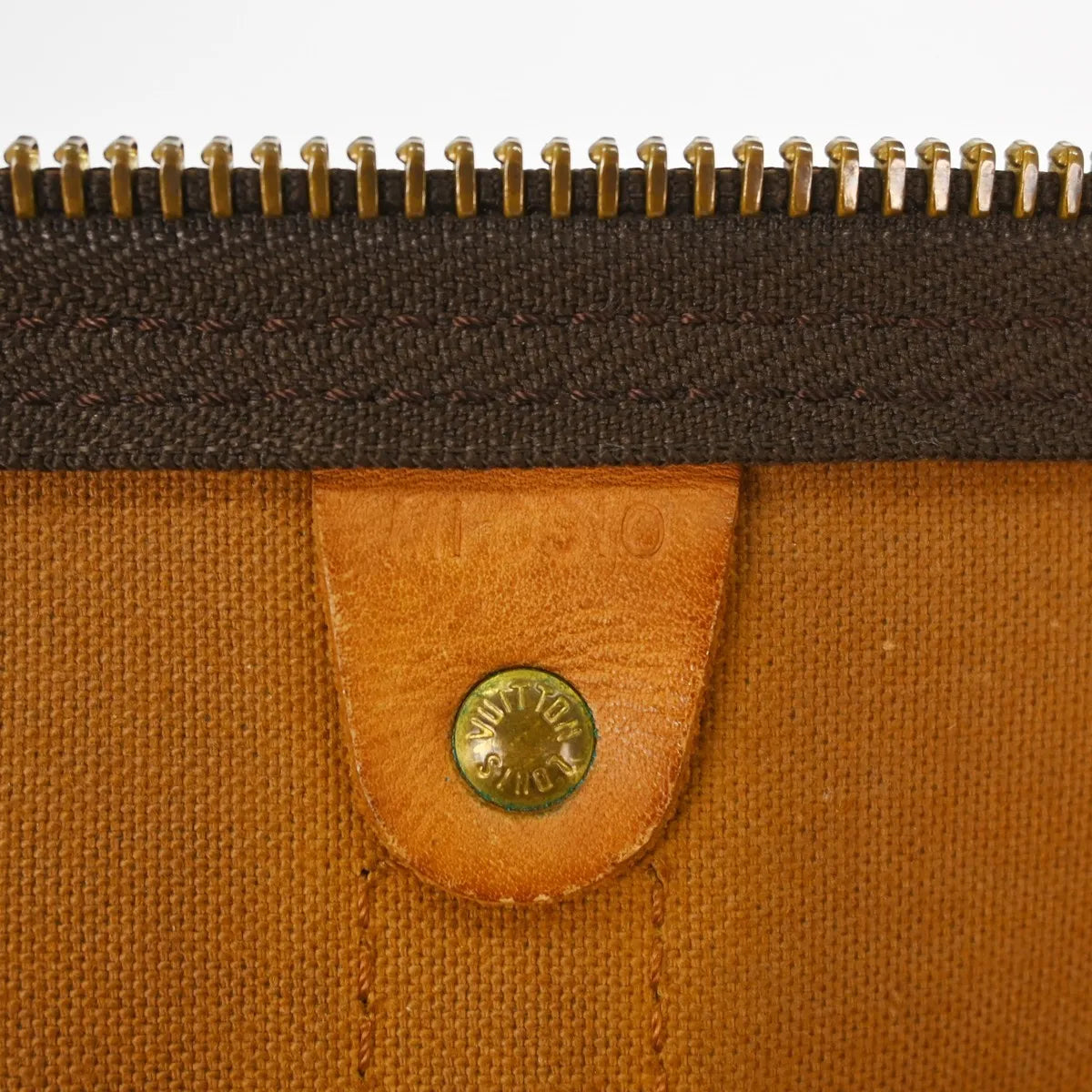 Louis Vuitton Keepall Monogram Canvas Brown Canvas Travel Bag Bag (Pre-Owned)