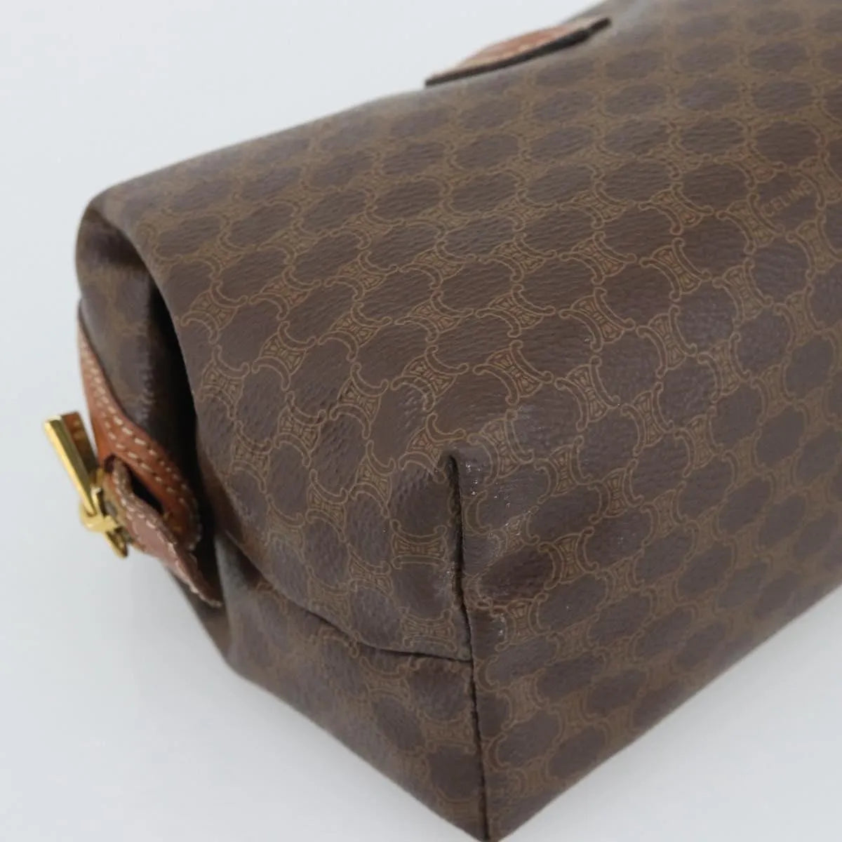 Celine C Macadam Canvas Brown Canvas Clutche & Pouche Bag (Pre-Owned)