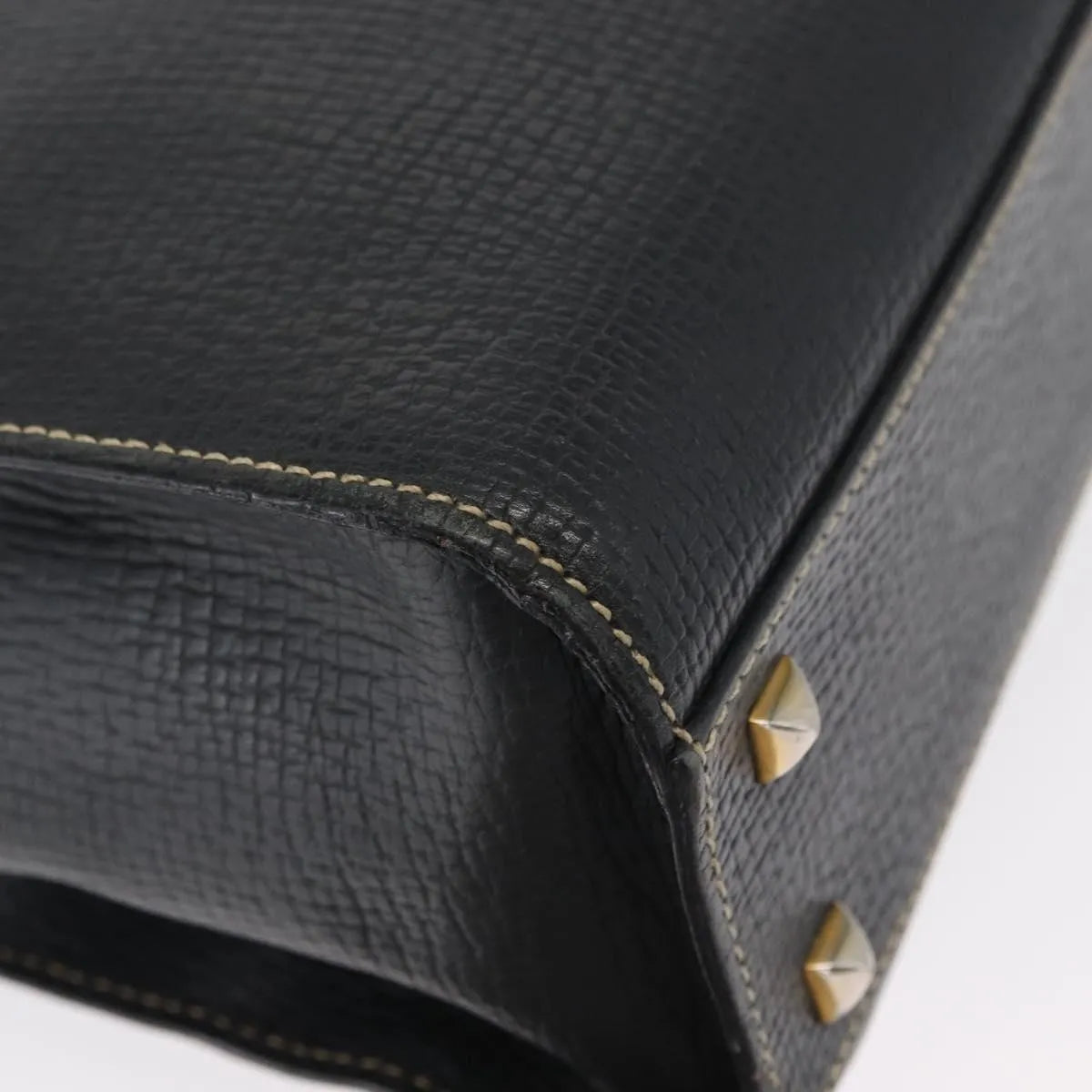 Loewe Vintage Leather Navy Leather Shoulder Bag Bag (Pre-Owned)