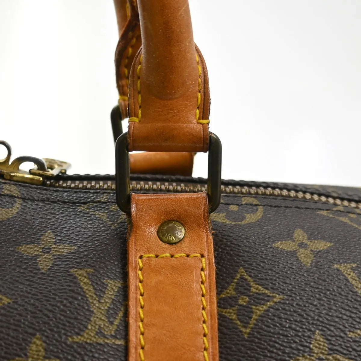 Louis Vuitton Keepall Monogram Canvas Brown Canvas Travel Bag Bag (Pre-Owned)