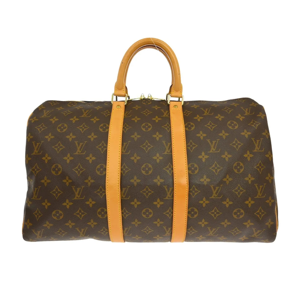 Louis Vuitton Keepall Monogram Canvas Brown Canvas Travel Bag Bag (Pre-Owned)