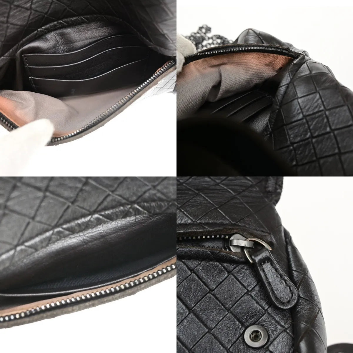 Bottega Veneta Expandable Chain Crossbody Leather Brown Leather Shoulder Bag Bag (Pre-Owned)