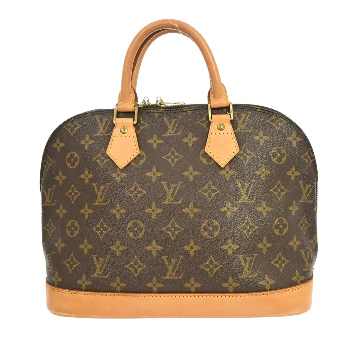 Louis Vuitton Vintage Alma Monogram Canvas Brown Canvas Handbag (Pre-Owned)
