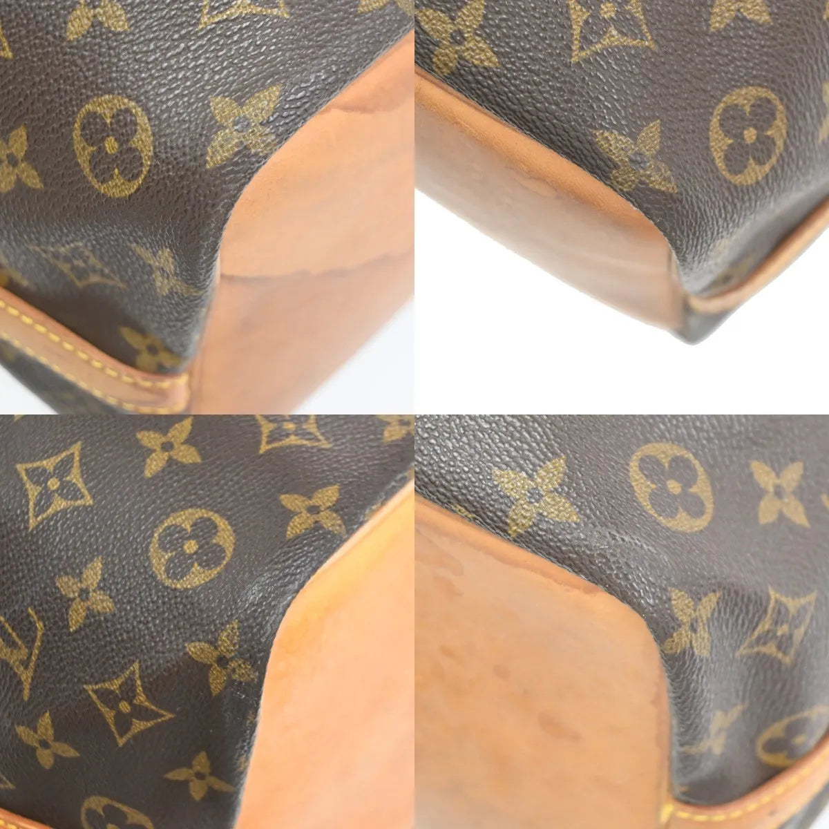 Louis Vuitton Petit Noe Monogram Canvas Brown Canvas Shoulder Bag Bag (Pre-Owned)
