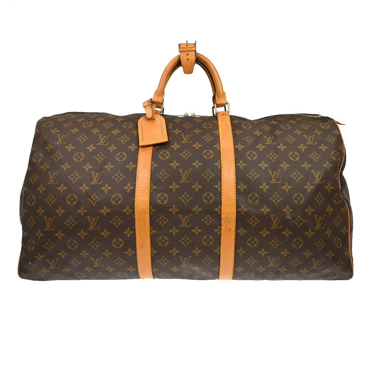 Louis Vuitton Keepall Monogram Canvas Brown Canvas Travel Bag Bag (Pre-Owned)