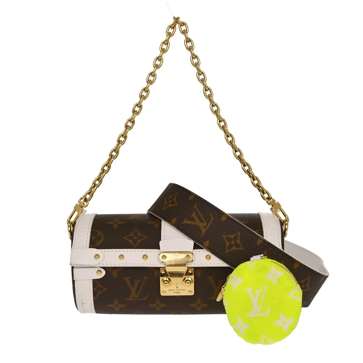 Louis Vuitton Papillon Trunk Lv Match Monogram Canvas Brown Canvas Shoulder Bag Bag (Pre-Owned)