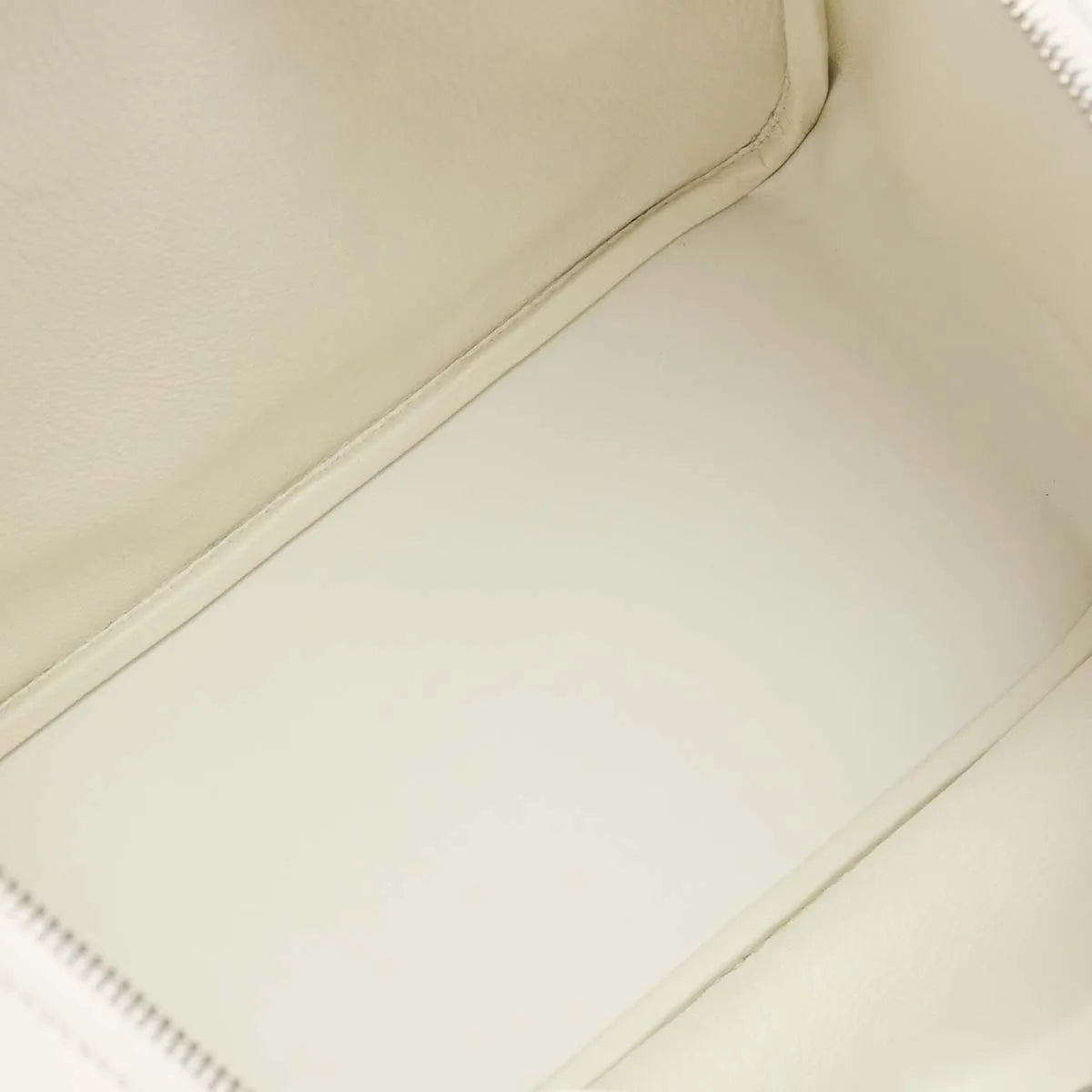 Hermes Lindy Evercolor White Leather Shoulder Bag Bag (Pre-Owned)