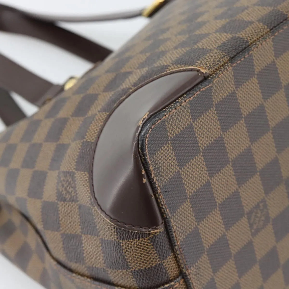 Louis Vuitton Hampstead Damier Brown Canvas Tote Bag Bag (Pre-Owned)