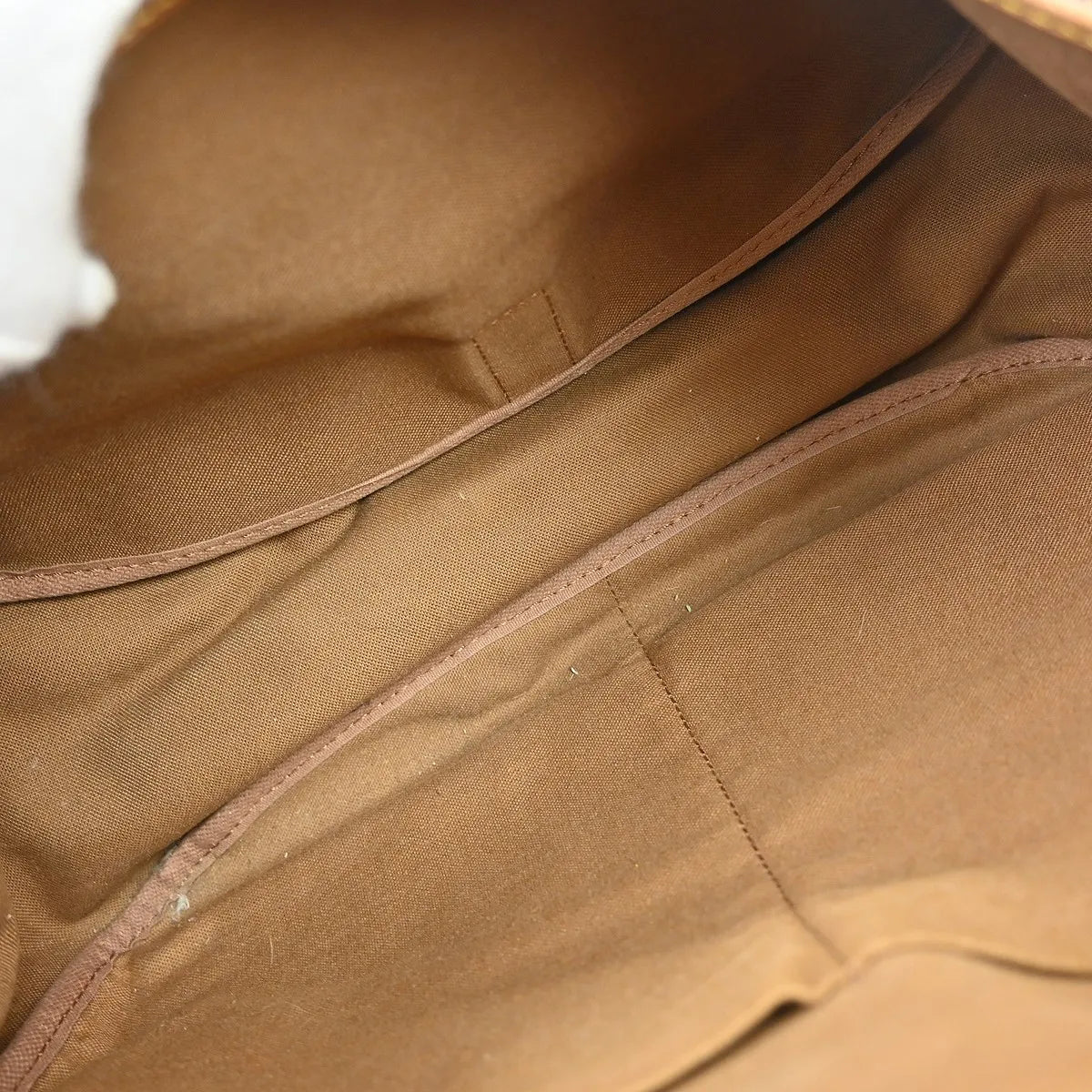 Louis Vuitton Saumur Monogram Canvas Brown Canvas Shoulder Bag Bag (Pre-Owned)