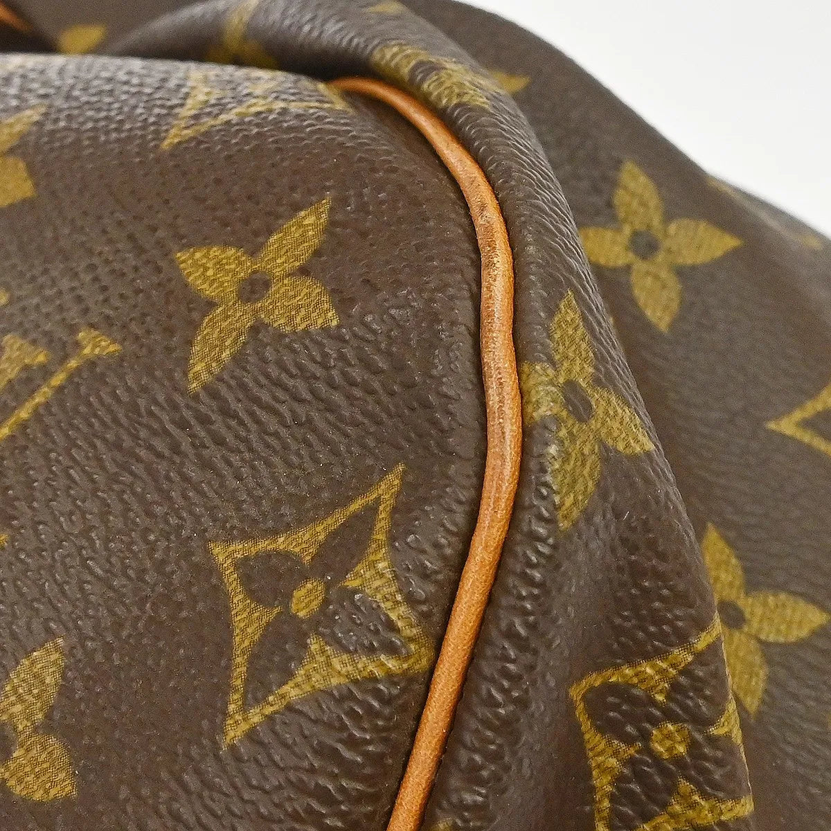 Louis Vuitton Saumur Handbag Monogram Canvas Brown Canvas Shoulder Bag Bag (Pre-Owned)